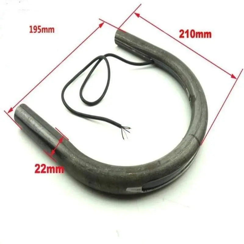 Boucle arriere cafe racer - 195mm + éclairage LED Le Pratique du Motard