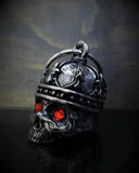 Cloche de moto unique "Cloche de diamant du crâne du roi" - Le Pratique du Motard