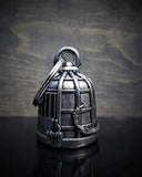 Cloche de moto unique "Gremlin en cage" - Le Pratique du Motard
