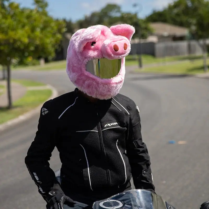 Couvre Casque Moto - Cochon - Le Pratique du Motard