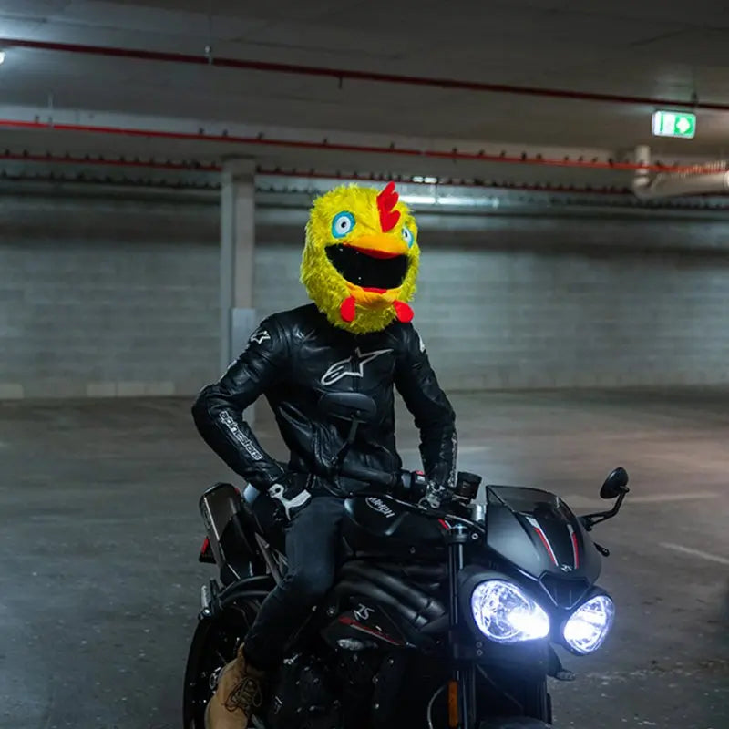 Couvre Casque Moto - Poulet - Le Pratique du Motard