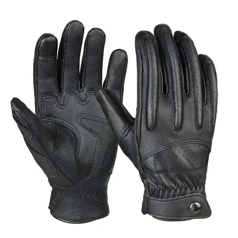 Gants moto cuir vintage été - Le Pratique du Motard