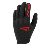 Gants moto été Noir/Rouge - Homologué CE Le Pratique du Motard