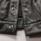 Gilet cuir biker SOA - Le Pratique du Motard