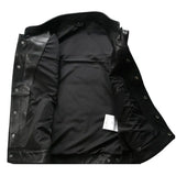 Gilet cuir biker SOA - Le Pratique du Motard