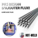 HOT-WELD - Baguette de soudure Aluminium - Le Pratique du Motard