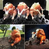 MotoGrill Support à poulet portable BBQ - Le Pratique du Motard
