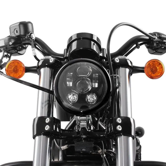 Phare LED moto Set compatible avec Harley Davidson et Clignotants pour guidon Le Pratique du Motard