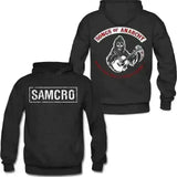 Pull a capuche "Sons of Anarchy SAMCRO " - Le Pratique du Motard