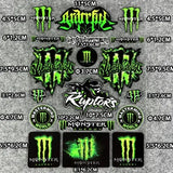 Stickers casque moto - X-TRM FOX MONSTER - Le Pratique du Motard