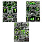 Stickers casque moto - X-TRM FOX MONSTER - Le Pratique du Motard