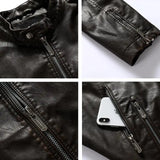 Veste cuir biker vintage - Le Pratique du Motard