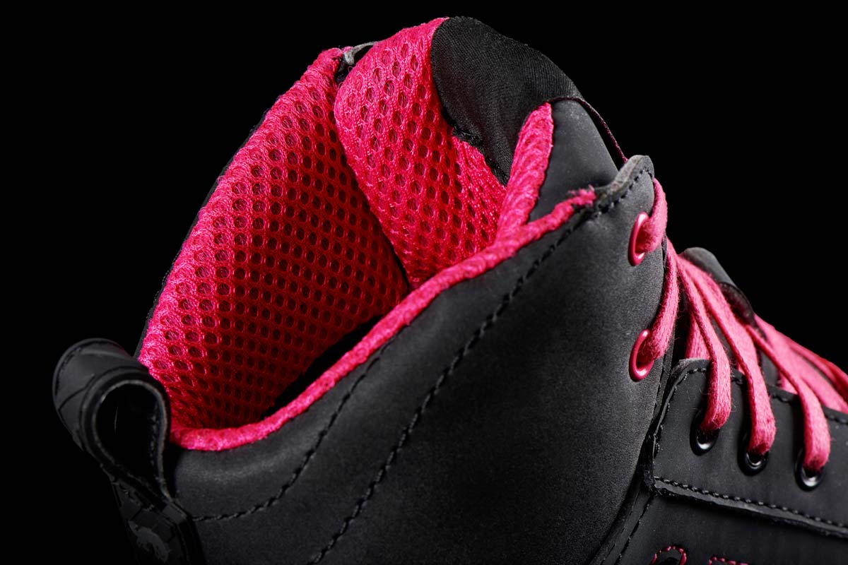 Chaussures Moto Furygan ANGIE D3O® — Homologué CE Noir - Rose - LE PRATIQUE DU MOTARD