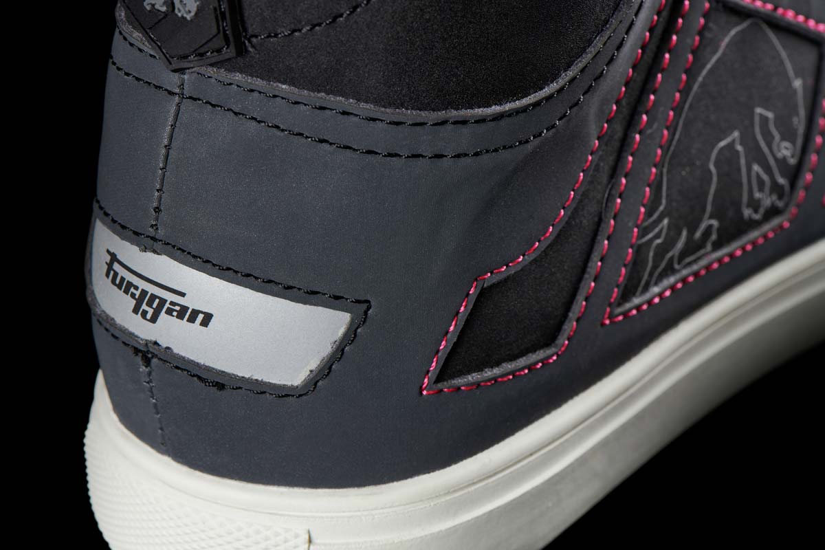 Chaussures Moto Furygan ANGIE D3O® — Homologué CE Noir - Rose - LE PRATIQUE DU MOTARD