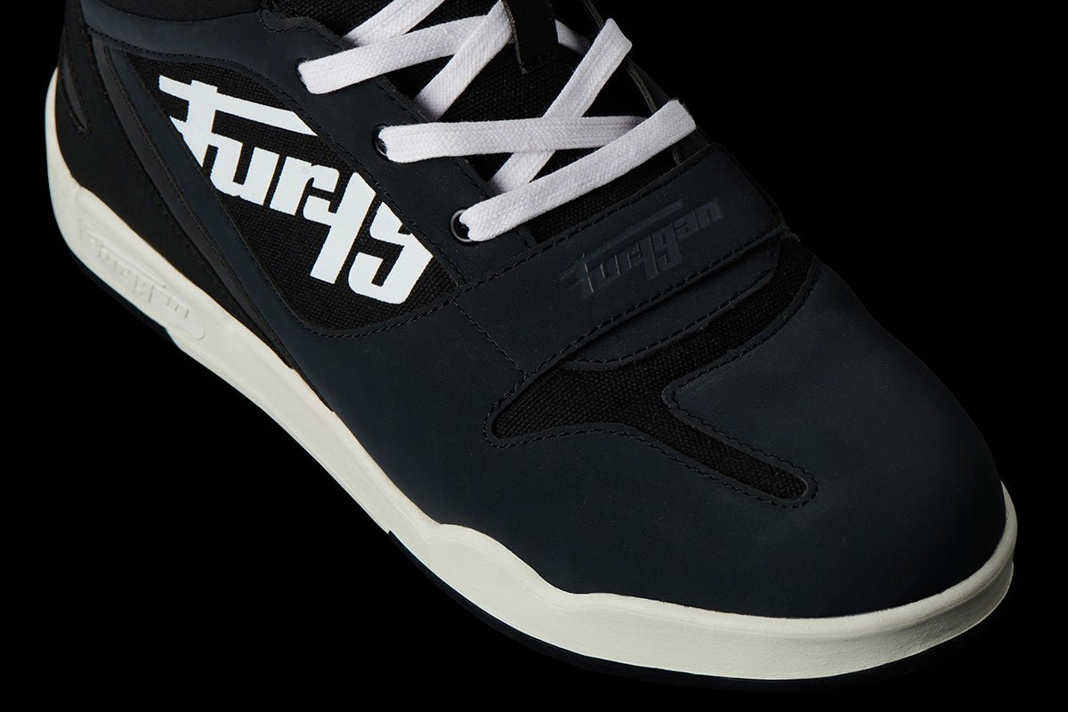 Chaussures Moto Furygan GET DOWN D3O® — Homologué CE Noir - Blanc - LE PRATIQUE DU MOTARD