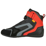 Chaussures Moto Furygan V4 EASY D3O® — Homologué CE Noir - Rouge - LE PRATIQUE DU MOTARD
