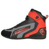 Chaussures Moto Furygan V4 EASY D3O® — Homologué CE Noir - Rouge - LE PRATIQUE DU MOTARD