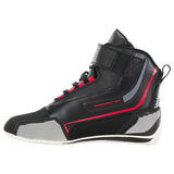 Chaussures Moto Homme Étanches | Furygan™ V5 D3O® WP Noir Blanc Rouge — détail