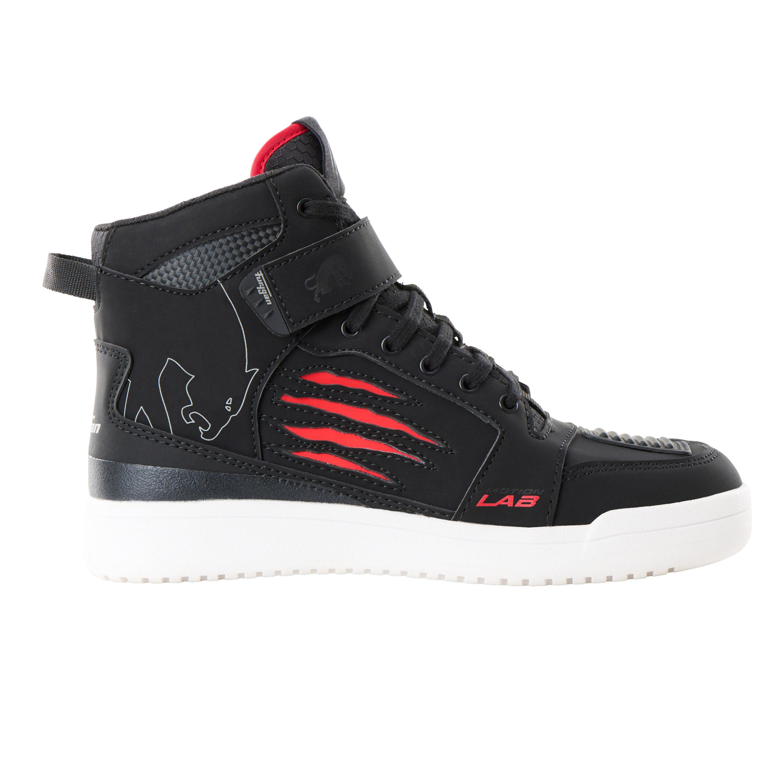 Chaussures Moto Furygan TARMAC D3O® — Homologué CE Noir - Rouge - LE PRATIQUE DU MOTARD
