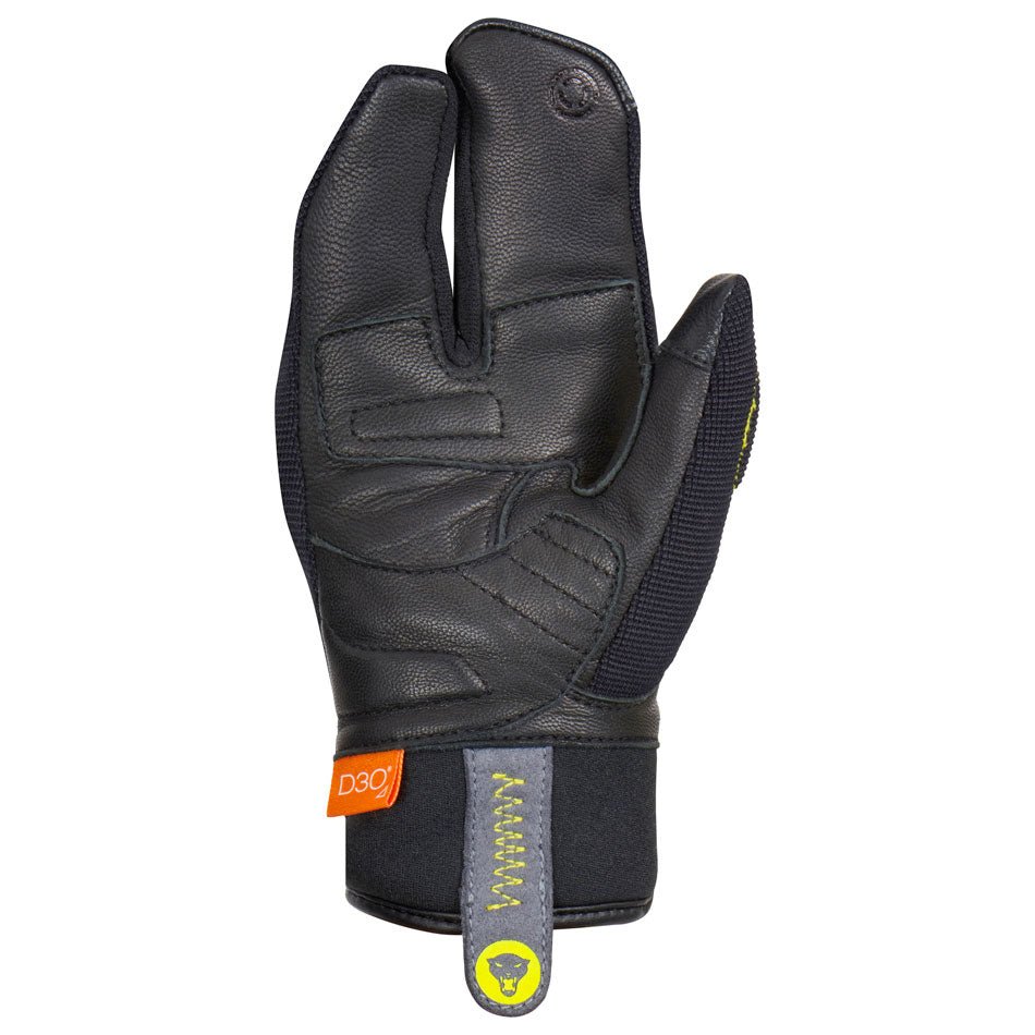 Gants Moto Furygan JET LOBSTER KID D3O® Noir - Jaune — Certifié CE - LE PRATIQUE DU MOTARD