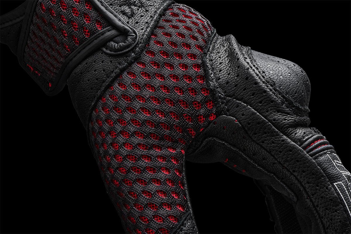 Gants Moto Furygan TD AIR Noir - Rouge - Blanc — Certifié CE - LE PRATIQUE DU MOTARD