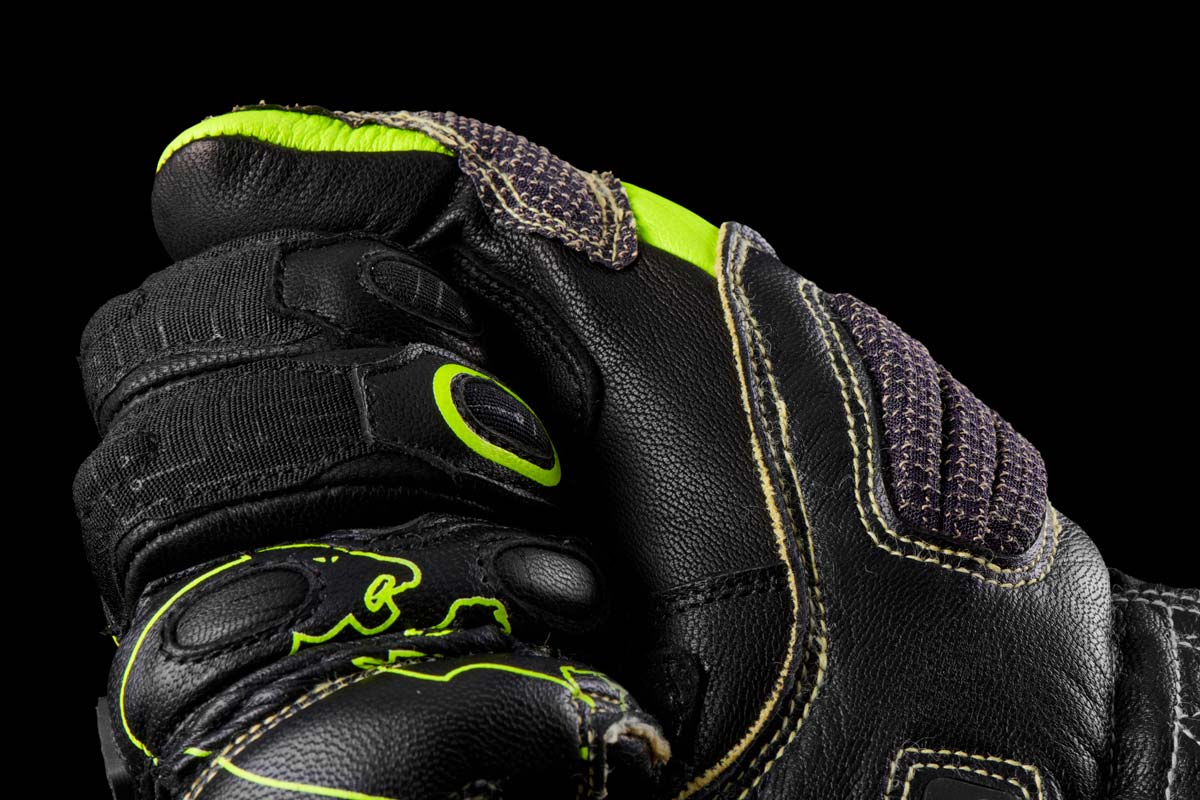 Gants Moto Furygan STYG20 X KEVLAR® Noir - Jaune stab - Blanc — Certifié CE - LE PRATIQUE DU MOTARD