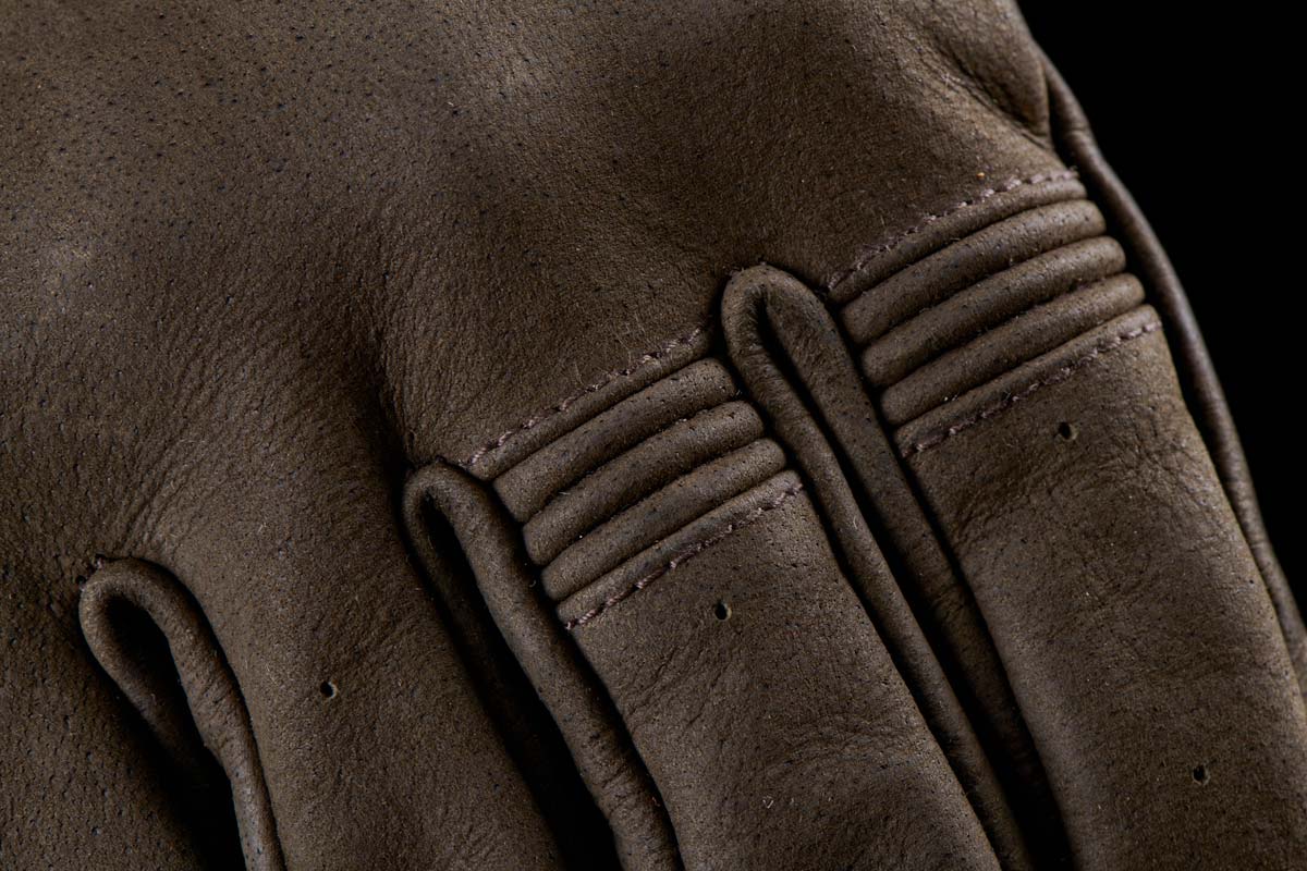 Gants Moto Furygan TD VINTAGE D3O® Marron — Certifié CE - LE PRATIQUE DU MOTARD