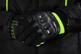Gants Moto Furygan GALAX EVO Noir - Jaune stab — Certifié CE - LE PRATIQUE DU MOTARD