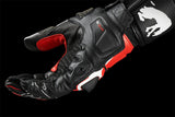Gants Moto Furygan STYG15 Noir - Blanc - Rouge — Certifié CE - LE PRATIQUE DU MOTARD