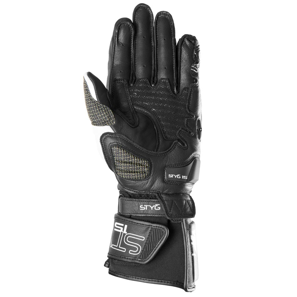 Gants Moto Furygan STYG15 LADY Noir - Blanc — Certifié CE - LE PRATIQUE DU MOTARD