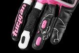 Gants Moto Furygan STYG15 LADY Noir - Rose — Certifié CE - LE PRATIQUE DU MOTARD