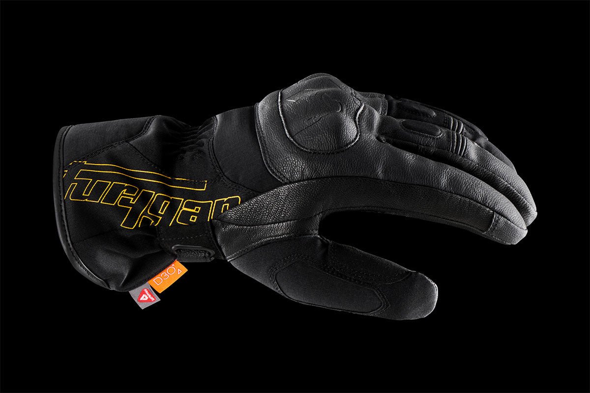 Gants Moto Furygan OSLO D3O® PRIMALOFT® LADY Noir - Or — Certifié CE - LE PRATIQUE DU MOTARD