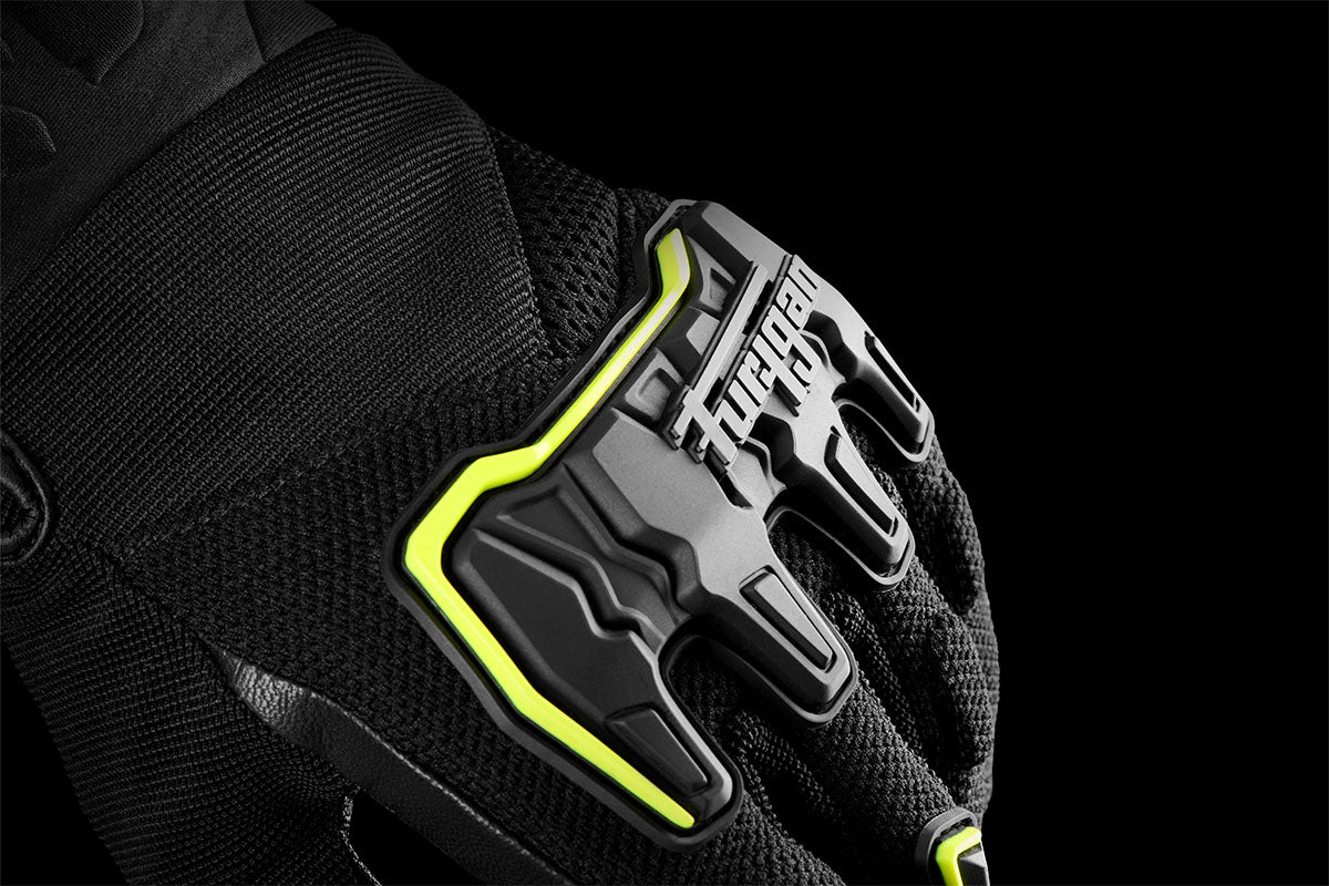 Gants Moto Furygan SHADE Noir - Jaune stab — Certifié CE - LE PRATIQUE DU MOTARD