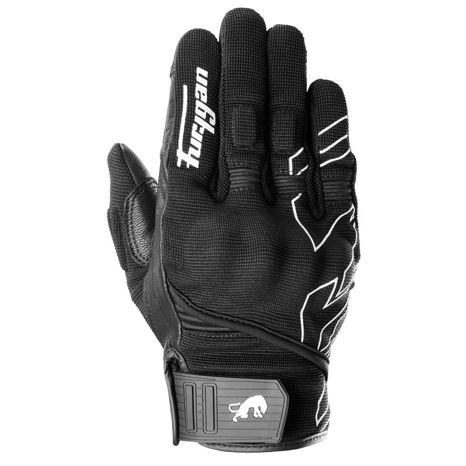 Gants Moto Furygan JET NEON D3O® Noir - Blanc — Certifié CE - LE PRATIQUE DU MOTARD