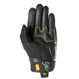 Gants Moto Furygan JET NEON D3O® Noir - Blanc - Jaune stab — Certifié CE - LE PRATIQUE DU MOTARD
