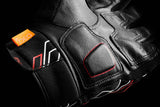 Gants Moto Furygan JET NEON D3O® Noir - Blanc - Rouge — Certifié CE - LE PRATIQUE DU MOTARD