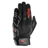 Gants Moto Furygan JET NEON D3O® Noir - Blanc - Rouge — Certifié CE - LE PRATIQUE DU MOTARD