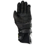 Gants Moto Furygan STYG15 VENTED Noir - Blanc - Jaune stab — Certifié CE - LE PRATIQUE DU MOTARD