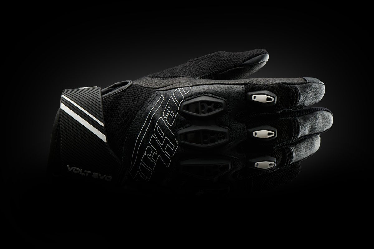 Gants Moto Furygan VOLT EVO Noir - Blanc — Certifié CE - LE PRATIQUE DU MOTARD