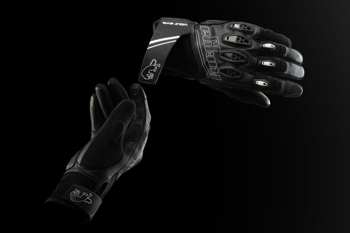 Gants Moto Furygan VOLT EVO Noir - Blanc — Certifié CE - LE PRATIQUE DU MOTARD