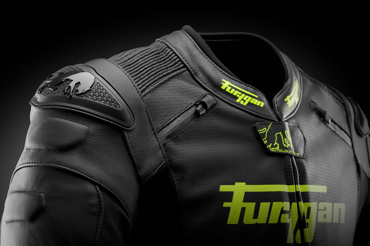 Blouson Moto Furygan RAPTOR EVO 3 — Protection CE Niveau AAA Noir - Jaune stab - LE PRATIQUE DU MOTARD