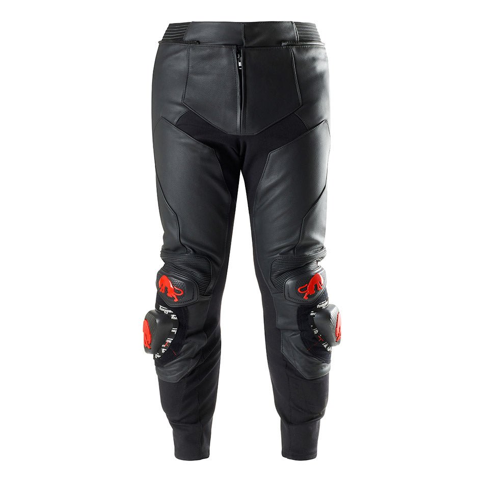 Pantalon Moto Furygan DRACK — Protection CE Niveau AAA Noir - Rouge - LE PRATIQUE DU MOTARD