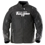 Blouson Moto Furygan NEON KID — Protection CE Niveau AA Noir - Blanc - Anthracite - LE PRATIQUE DU MOTARD