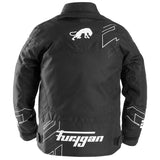 Blouson Moto Furygan NEON KID — Protection CE Niveau AA Noir - Blanc - Anthracite - LE PRATIQUE DU MOTARD