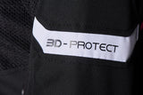 Blouson Moto Furygan MYSTIC EVO VENTED — Protection CE Niveau A Noir - Blanc - Rose - LE PRATIQUE DU MOTARD