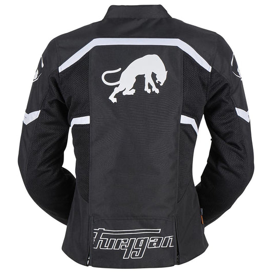 Blouson Moto Furygan MYSTIC EVO VENTED — Protection CE Niveau A Noir - Blanc - LE PRATIQUE DU MOTARD