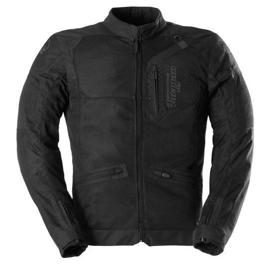 Blouson Moto Furygan AQUILON — Protection CE Niveau A Noir - Gris - LE PRATIQUE DU MOTARD