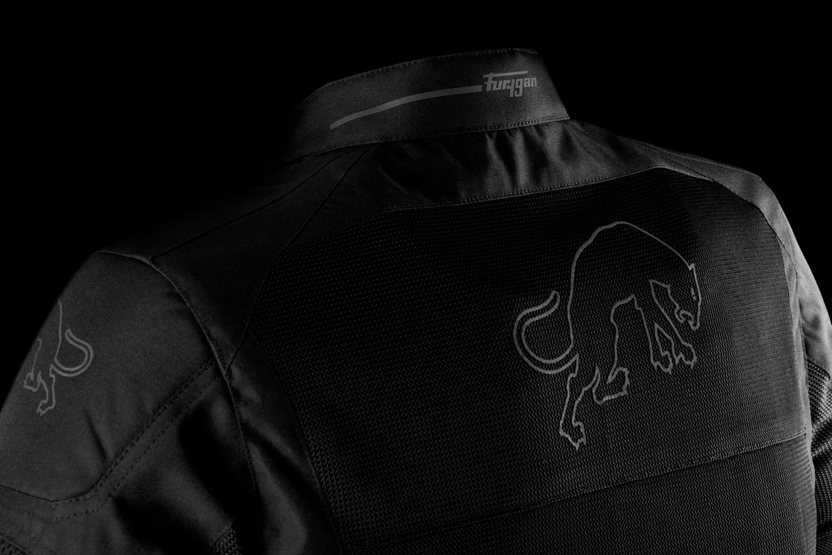 Blouson Moto Furygan AQUILON — Protection CE Niveau A Noir - Gris - LE PRATIQUE DU MOTARD