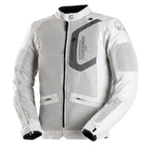 Blouson Moto Furygan AQUILON — Protection CE Niveau A Pearl - Gris - LE PRATIQUE DU MOTARD