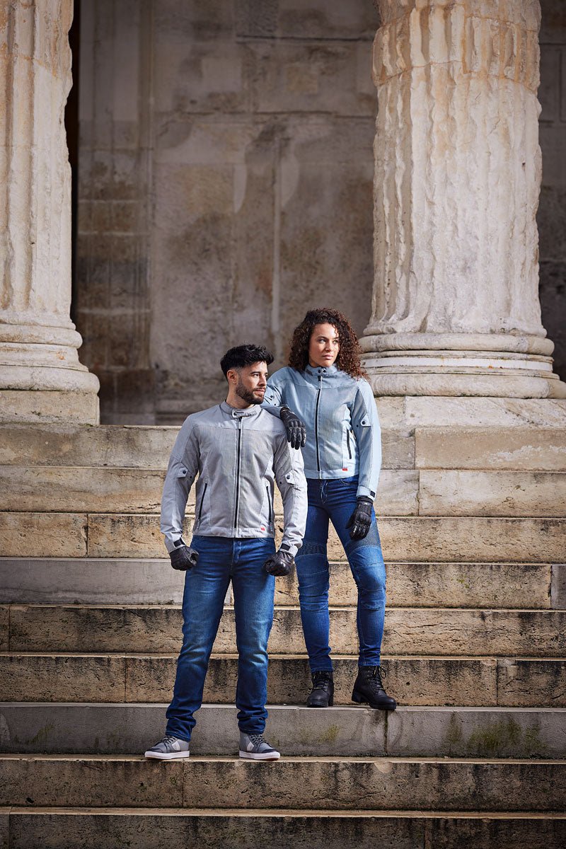 Blouson Moto Furygan MISTRAL EVO 3 — Protection CE Niveau A Gris - LE PRATIQUE DU MOTARD